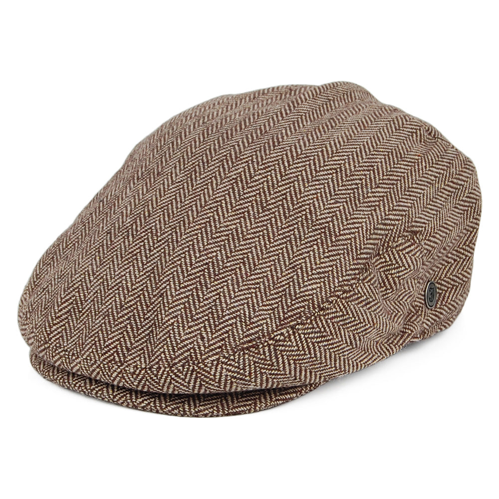 Black Crushable Wool Felt Wide Brim Fedora Hat