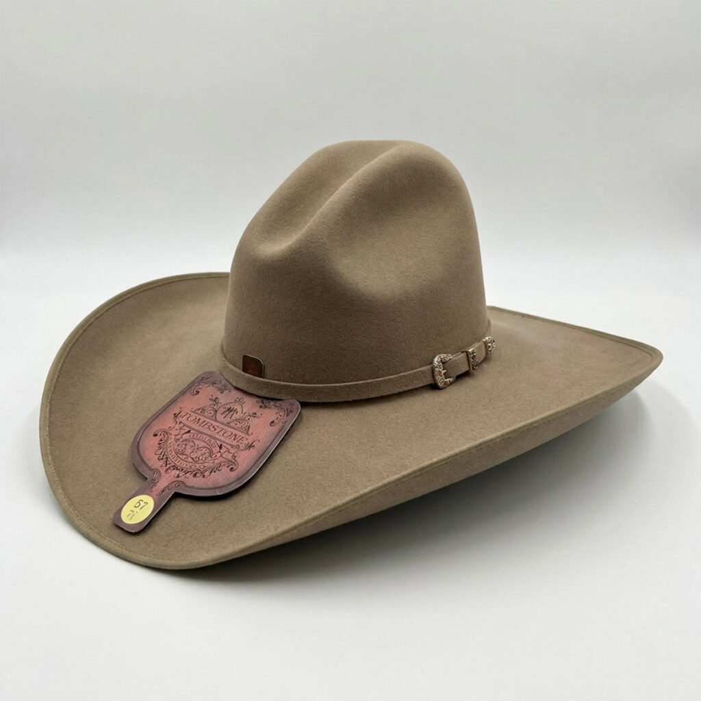 Tombstone 20X Cassidy Gus Crown Nutria Felt Cowboy Hat