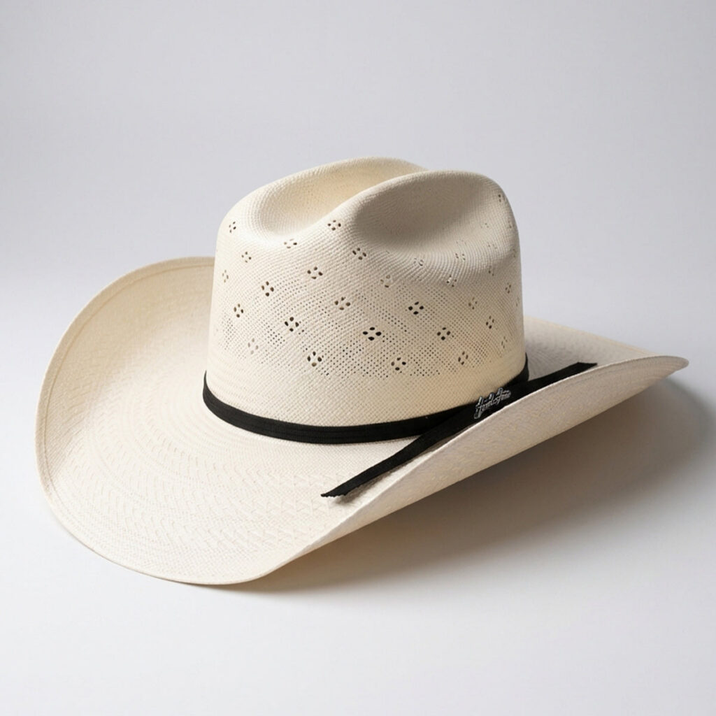 Tombstone 30X Roper Flower Vented Straw Cowboy Hat