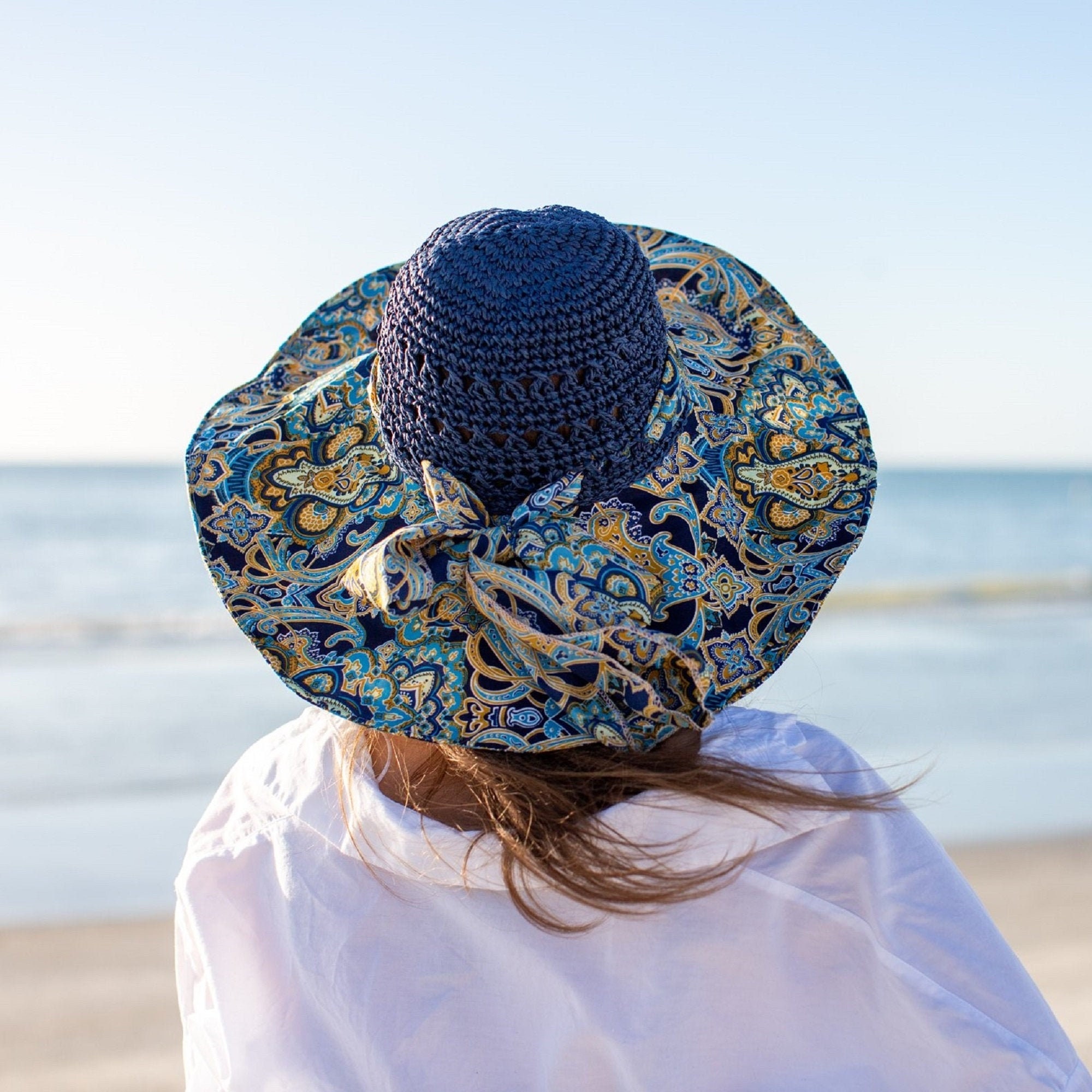 Summer Hats for Women, Womens Beach Hat, Straw Sun Hat, Packable Beach Hat, Garden Hat, 5" Wide Brim Sun Hat Women, Floppy Hat for Women - Image 7