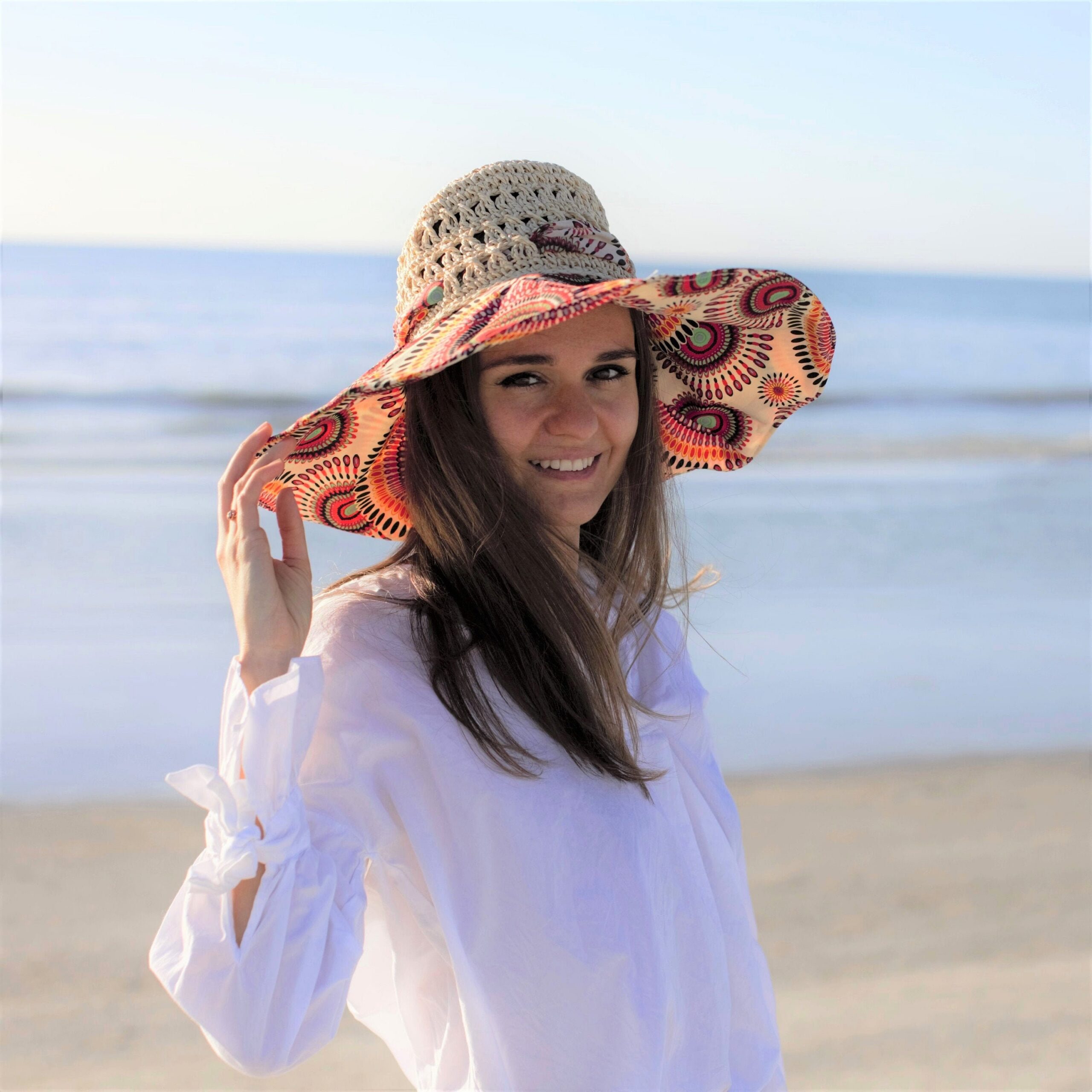 Summer Hats for Women, Womens Beach Hat, Straw Sun Hat, Packable Beach Hat, Garden Hat, 5" Wide Brim Sun Hat Women, Floppy Hat for Women - Image 2