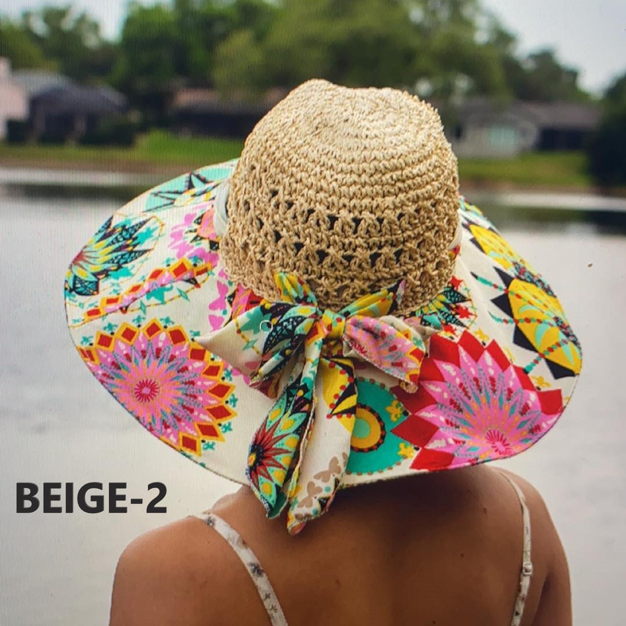 Summer Hats for Women, Womens Beach Hat, Straw Sun Hat, Packable Beach Hat, Garden Hat, 5" Wide Brim Sun Hat Women, Floppy Hat for Women - Image 8