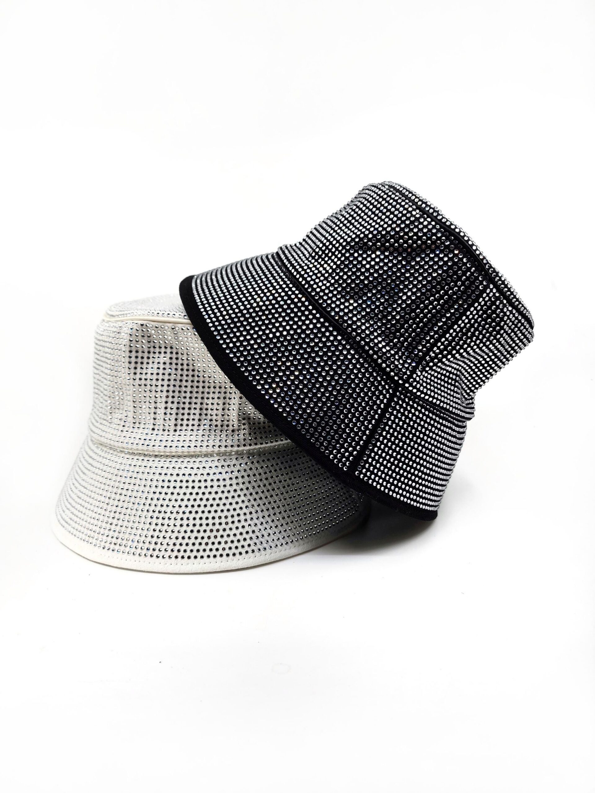 Glamorous Sparkle Rhinestone Detail Bucket Hat - Image 7
