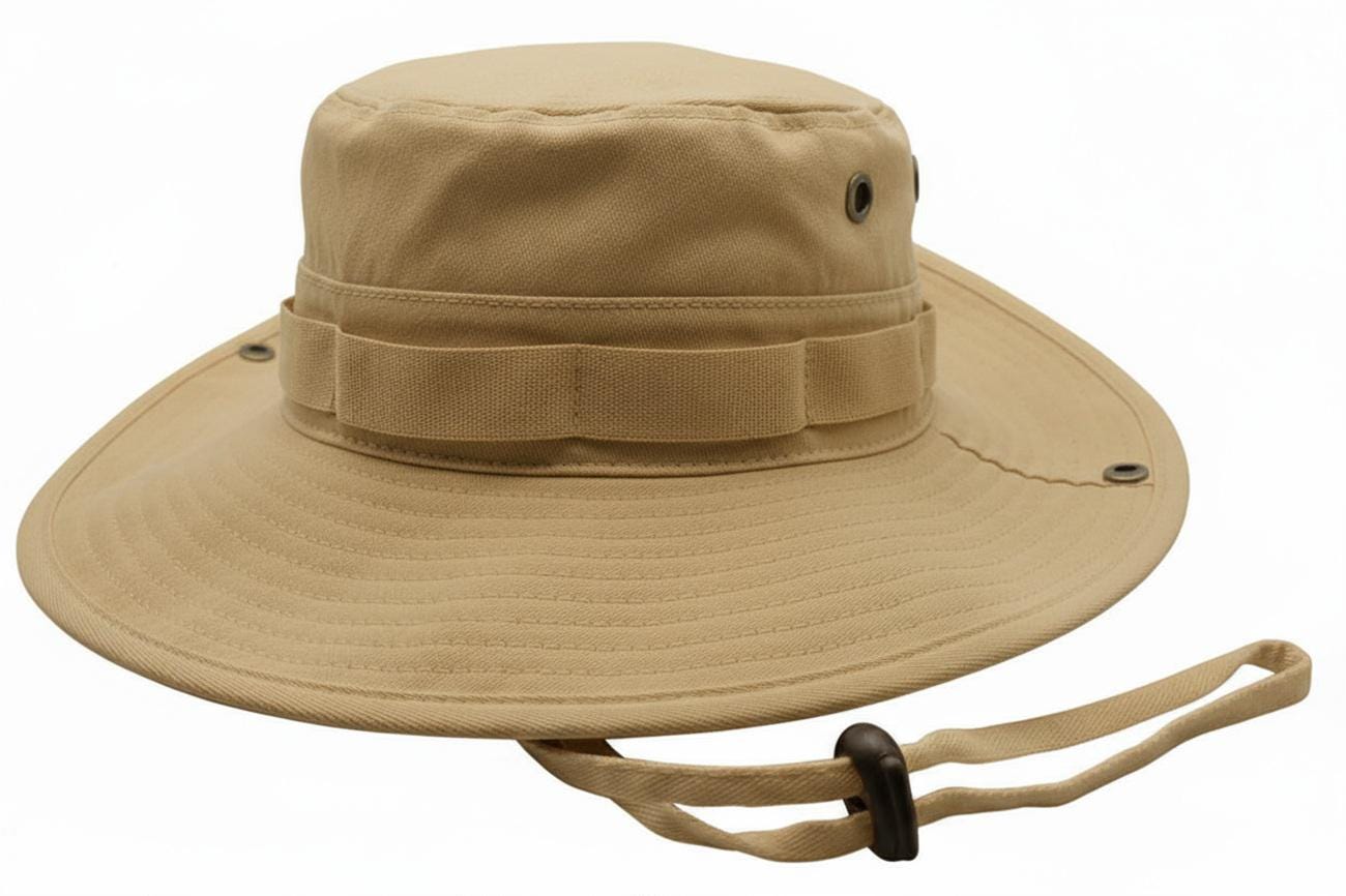 Cotton Boonie Hat - Adjustable UPF 50+ Outdoor Sun Protection - Embroidery Ready - Image 10