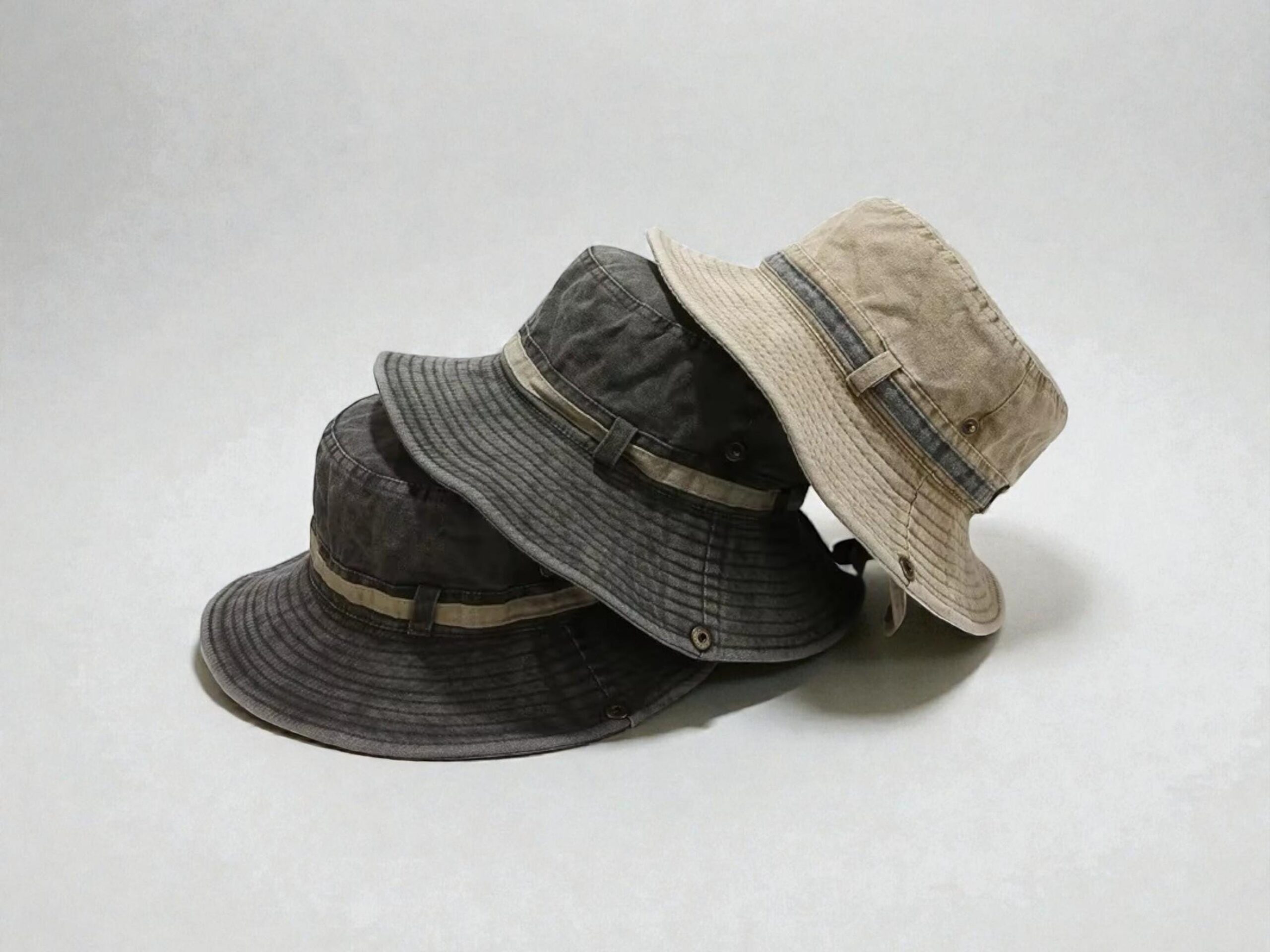 Cotton Bucket Hat | Unisex Solid Color Outdoor Cap - Image 7