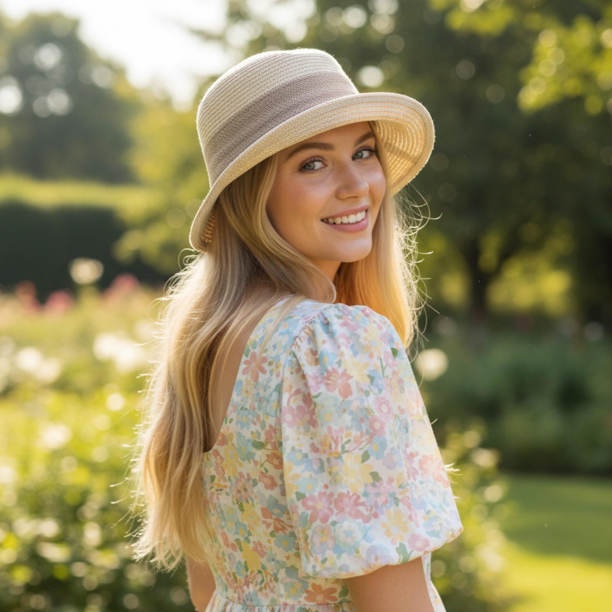 Women Cloche Hat Short Brim Bucket Hat Summer Ladies Sun Hats Feminine 1920s Hats for Women, Gift For Her
