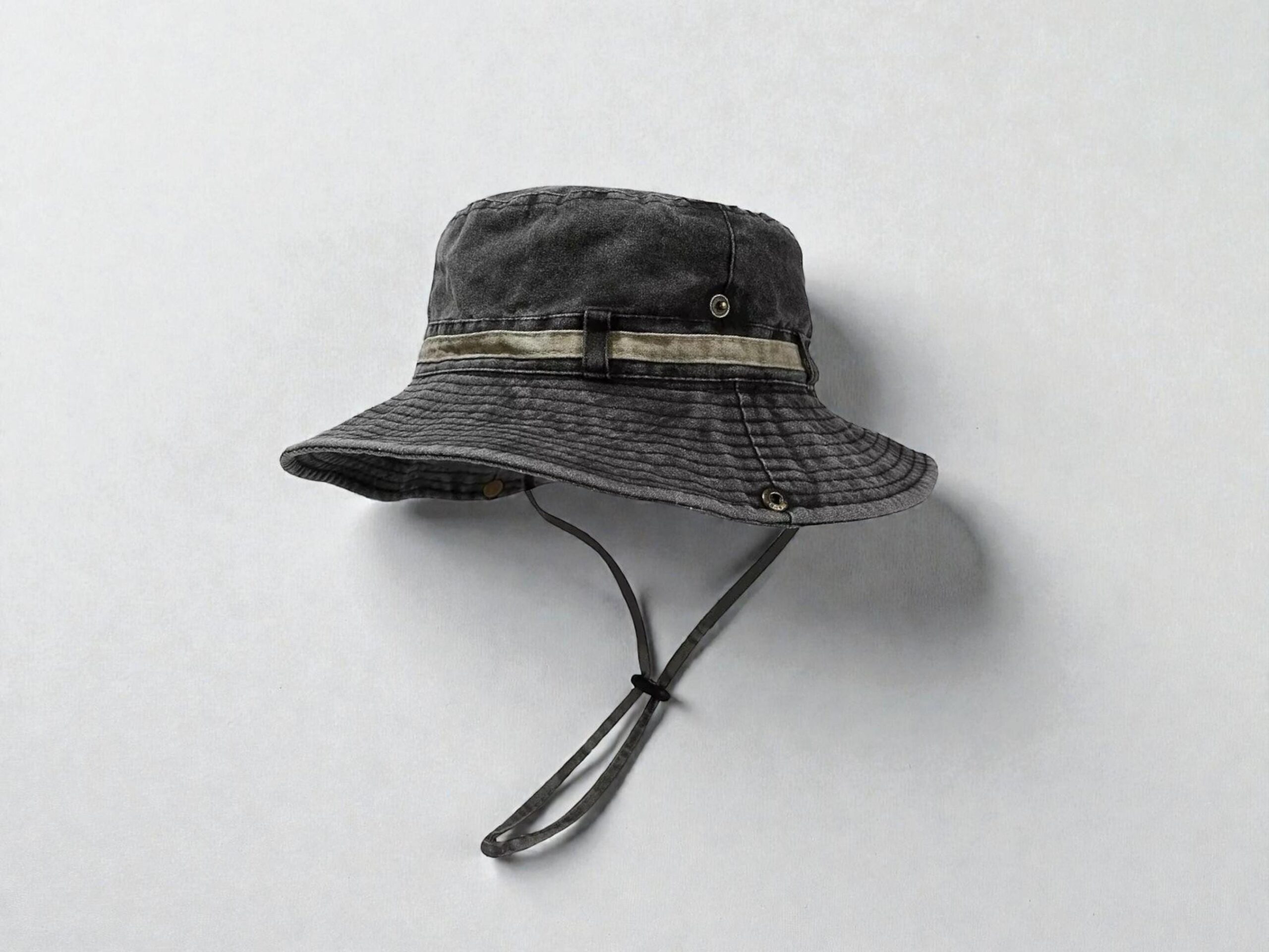 Cotton Bucket Hat | Unisex Solid Color Outdoor Cap - Image 6