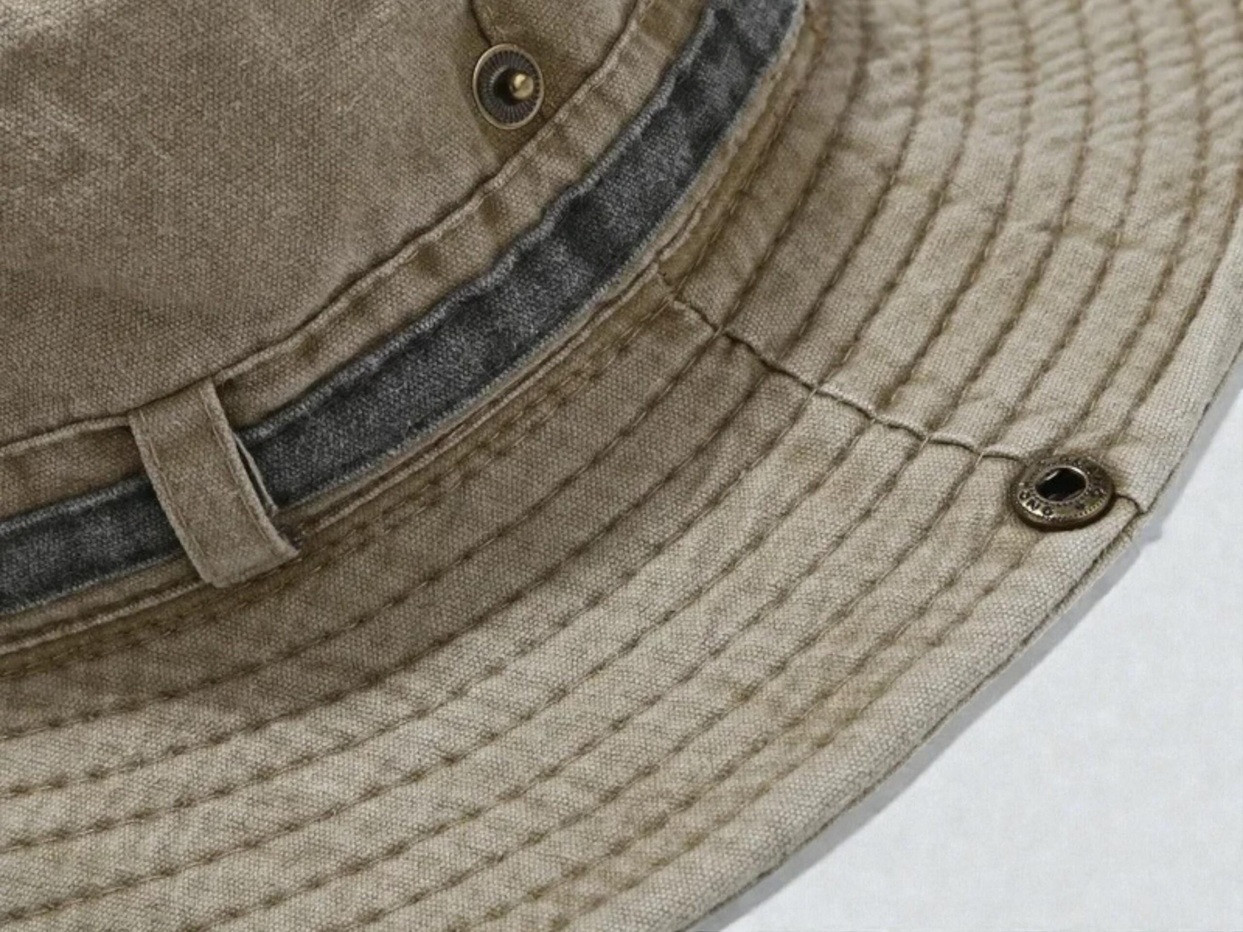 Cotton Bucket Hat | Unisex Solid Color Outdoor Cap - Image 3