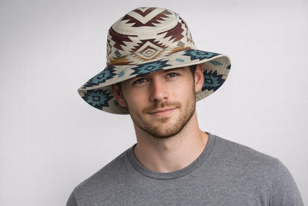 Native American Design Bucket Hat – Unisex