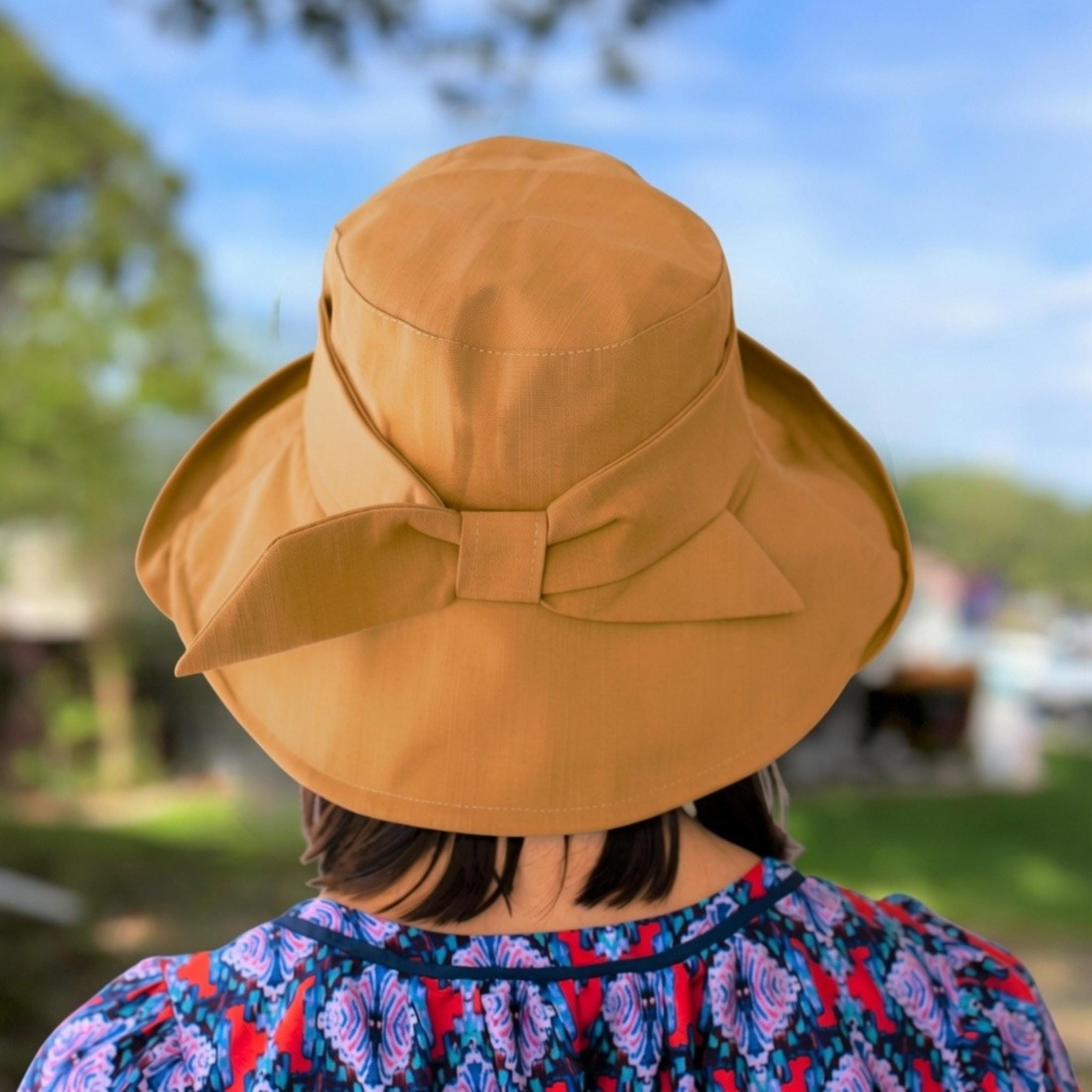 Ladies UV Protection Sunhat, Packable Sun Hat for Women, Wide Brim Summer Garden Shade Bucket Hat - Image 4