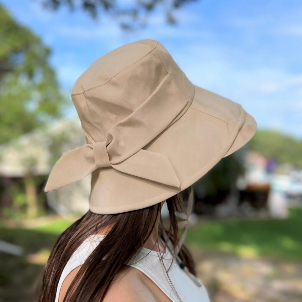 Ladies UV Protection Sunhat, Packable Sun Hat for Women, Wide Brim Summer Garden Shade Bucket Hat